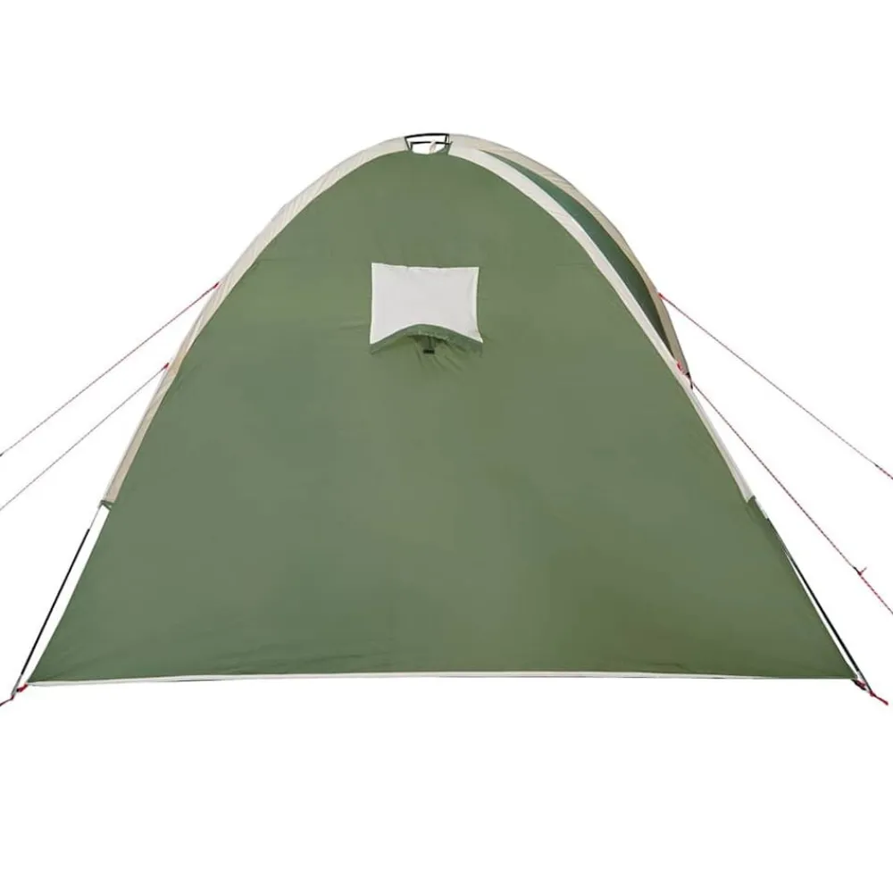 vidaXL Tienda de campaña familiar iglú 8 personas impermeable Verde New