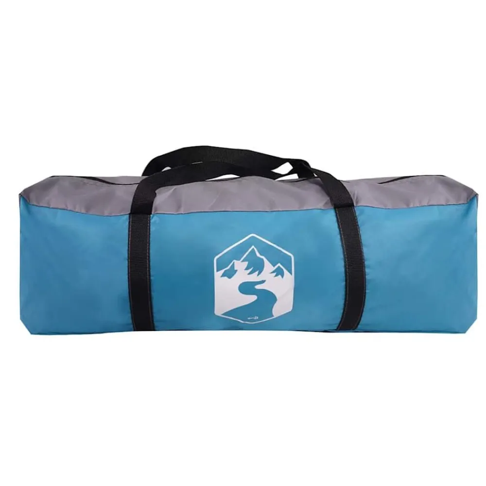 vidaXL Tienda de campaña familiar para 6 personas impermeable Azul Clearance
