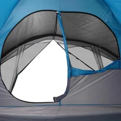 vidaXL Tienda de campaña familiar para 6 personas impermeable Azul Best