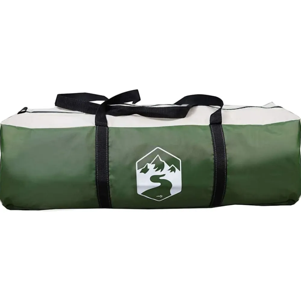 vidaXL Tienda de campaña familiar de 12 personas con techo y Verde Clearance