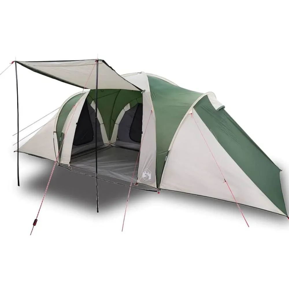 vidaXL Actividades Al Aire Libre-Tienda de campaña familiar iglú 6 personas impermeable