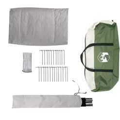 vidaXL Tienda de campaña familiar tipi 6 personas impermeable Verde Best