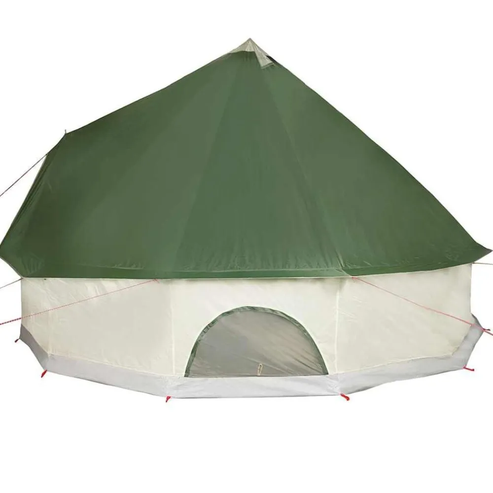 vidaXL Tienda de campaña familiar tipi 6 personas impermeable Verde Best