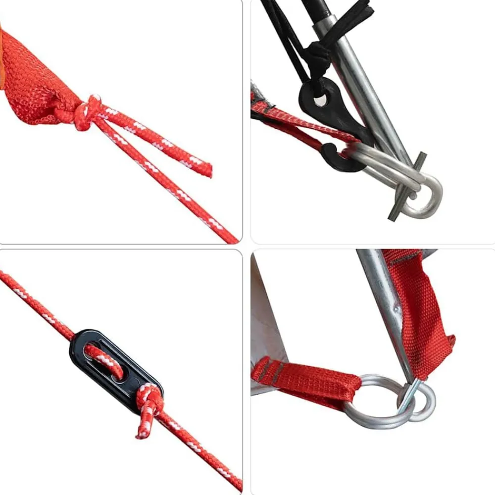 vidaXL Tienda de campaña familiar iglú 12 personas impermeable naranja Gris y naranja Clearance