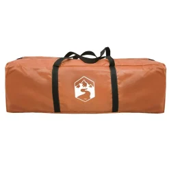 vidaXL Tienda de campaña familiar iglú 12 personas impermeable naranja Gris y naranja Clearance