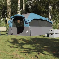vidaXL Actividades Al Aire Libre-Tienda de campaña familiar túnel 6 personas impermeable