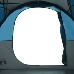 vidaXL Actividades Al Aire Libre-Tienda de campaña familiar túnel 6 personas impermeable