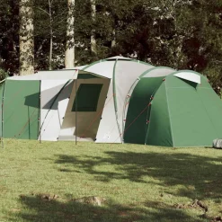 vidaXL Actividades Al Aire Libre-Tienda de campaña familiar iglú 12 personas impermeable