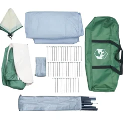 vidaXL Actividades Al Aire Libre-Tienda de campaña familiar iglú 12 personas impermeable