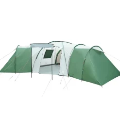 vidaXL Actividades Al Aire Libre-Tienda de campaña familiar iglú 12 personas impermeable