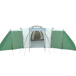 vidaXL Actividades Al Aire Libre-Tienda de campaña familiar iglú 12 personas impermeable