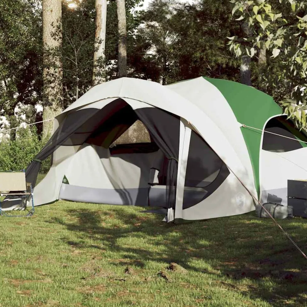 vidaXL Actividades Al Aire Libre-Tienda de campaña familiar para 6 personas impermeable