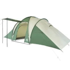 vidaXL Tienda de campaña familiar iglú 6 personas impermeable Verde New
