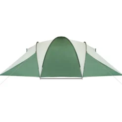 vidaXL Tienda de campaña familiar iglú 6 personas impermeable Verde New