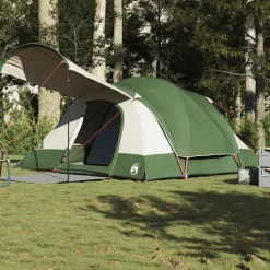 vidaXL Actividades Al Aire Libre-Tienda de campaña familiar túnel 8 personas impermeable