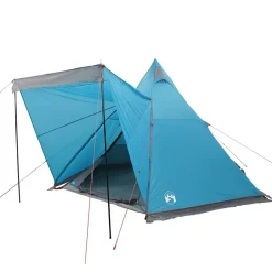 vidaXL Actividades Al Aire Libre-Tienda de campaña familiar tipi 6 personas impermeable