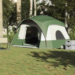 vidaXL Tienda de campaña familiar para 6 personas impermeable Verde Online