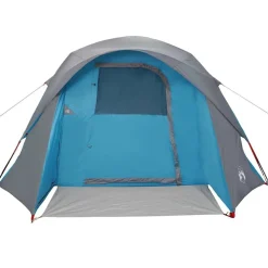 vidaXL Tienda de campaña familiar para 6 personas impermeable Azul Online