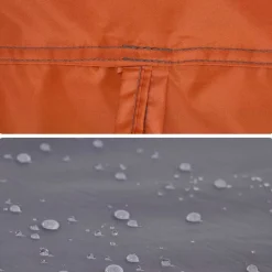 vidaXL Tienda de campaña familiar 7 personas apertura rápida gris Gris y naranja New