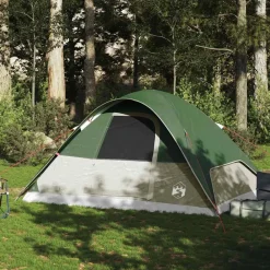 vidaXL Actividades Al Aire Libre-Tienda de campaña familiar iglú 6 personas impermeable