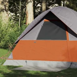 vidaXL Actividades Al Aire Libre-Tienda de campaña iglú para 2 personas impermeable naranja