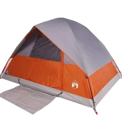vidaXL Actividades Al Aire Libre-Tienda de campaña iglú para 2 personas impermeable naranja