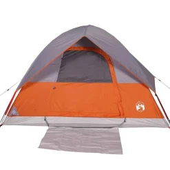 vidaXL Actividades Al Aire Libre-Tienda de campaña iglú para 2 personas impermeable naranja