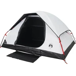 vidaXL Tienda de campaña iglú 2 personas tela opaca impermeable Blanco Online
