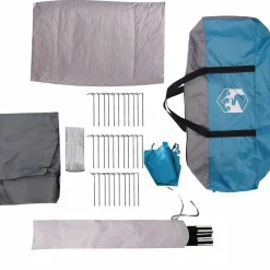 vidaXL Tienda de campaña iglú para 1 persona impermeable Azul Outlet