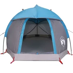 vidaXL Tienda de campaña iglú para 1 persona impermeable Azul Outlet