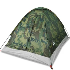 vidaXL Tienda de campaña iglú para 2 personas impermeable Camuflaje
