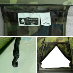 vidaXL Tienda de campaña iglú para 2 personas impermeable Camuflaje