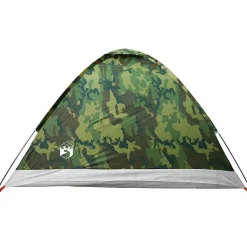 vidaXL Tienda de campaña iglú para 2 personas impermeable Camuflaje