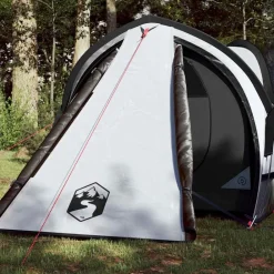 vidaXL Tienda de campaña iglú 2 personas tela opaca impermeable blanco Blanco opaco Online
