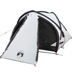 vidaXL Tienda de campaña iglú 2 personas tela opaca impermeable blanco Blanco opaco Online