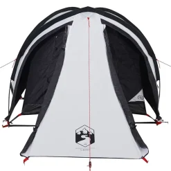 vidaXL Tienda de campaña iglú 2 personas tela opaca impermeable blanco Blanco opaco Online