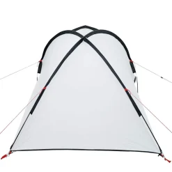 vidaXL Tienda de campaña iglú 2 personas tela opaca impermeable blanco Blanco opaco Online
