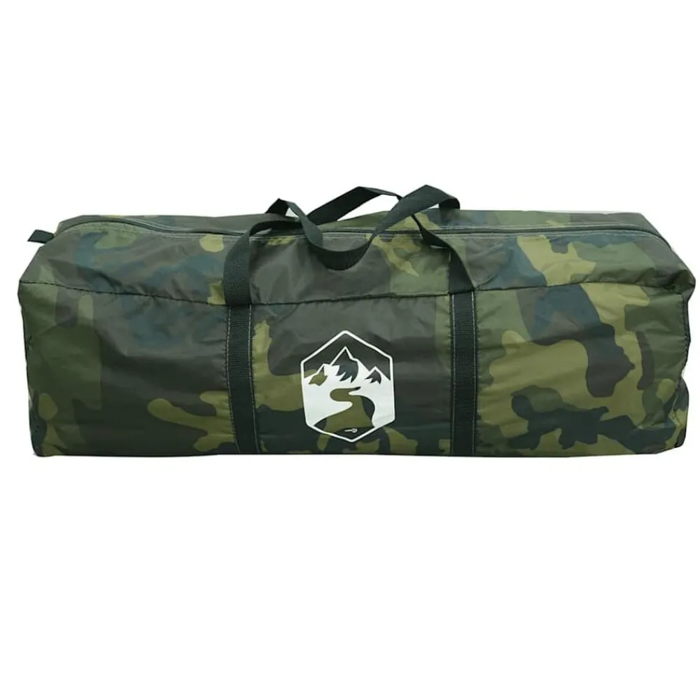vidaXL Tienda de campaña iglú para 2 personas impermeable Camuflaje Discount