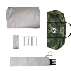 vidaXL Tienda de campaña iglú para 2 personas impermeable Camuflaje Discount