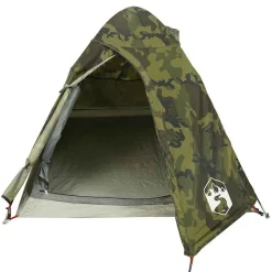 vidaXL Tienda de campaña iglú para 2 personas impermeable Camuflaje Discount