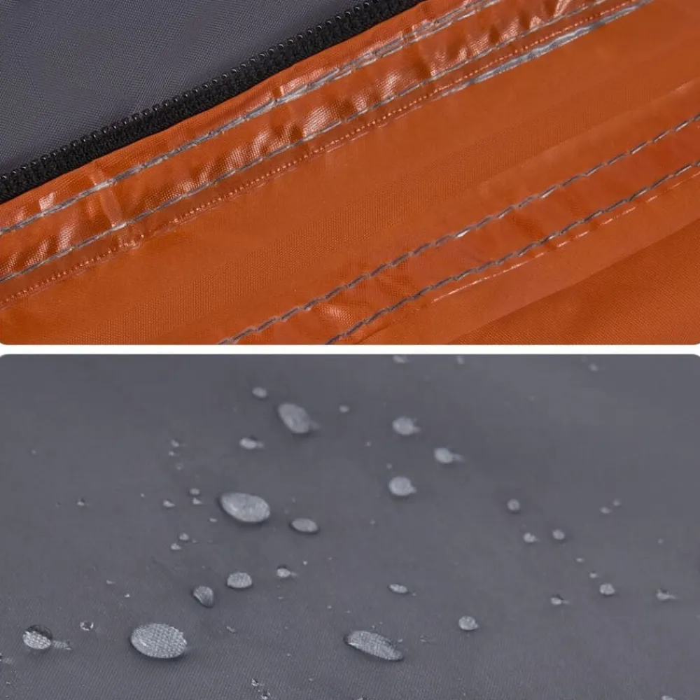 vidaXL Tienda de campaña iglú 3 personas apertura rápida gris/naranja Gris y naranja Outlet