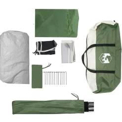 vidaXL Actividades Al Aire Libre-Tienda de campaña iglú para 4 personas impermeable