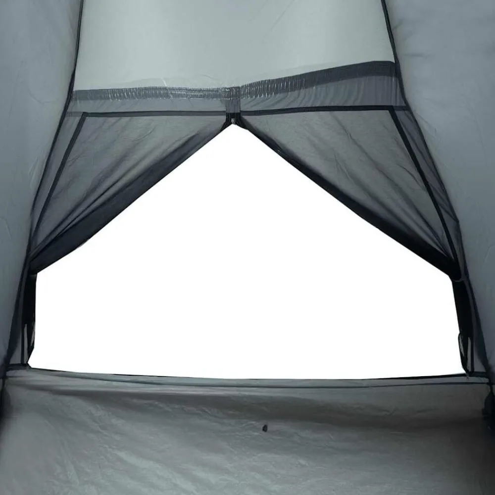 vidaXL Tienda de campaña iglú para 2 personas impermeable gris naranja Gris y naranja Best