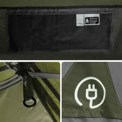 vidaXL Actividades Al Aire Libre-Tienda de campaña iglú para 2 personas impermeable