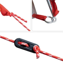 vidaXL Tienda de campaña iglú para 3 personas impermeable naranja Gris y naranja New