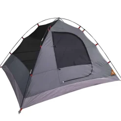 vidaXL Tienda de campaña iglú para 3 personas impermeable naranja Gris y naranja New