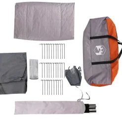vidaXL Actividades Al Aire Libre-Tienda de campaña iglú para 4 personas impermeable