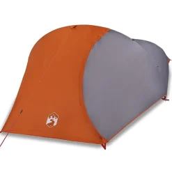 vidaXL Actividades Al Aire Libre-Tienda de campaña iglú para 4 personas impermeable naranja