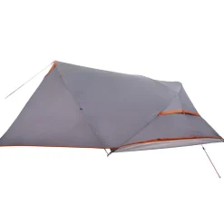 vidaXL Actividades Al Aire Libre-Tienda de campaña iglú para 4 personas impermeable naranja