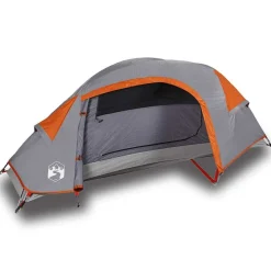 vidaXL Tienda de campaña iglú para 1 persona impermeable Naranja Clearance